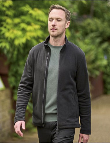 REG-TRF622-Honestly Made Recycled Full Zip Microfleece